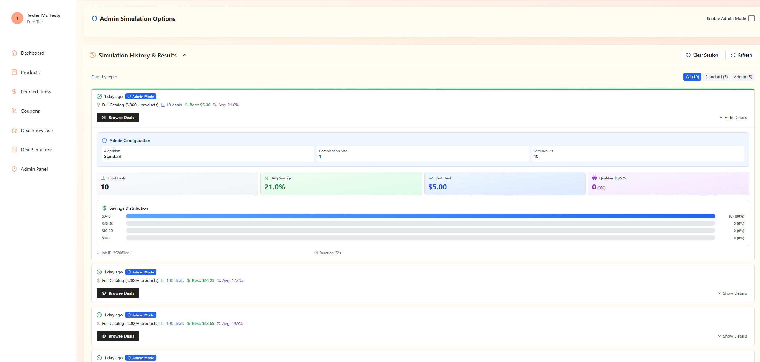 User Simulation